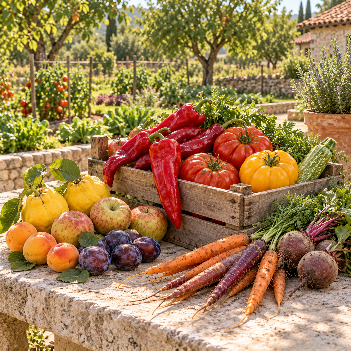 Ursprüngliche Obst und Gemüse Sorten - Hofladen Gesund Geniessen