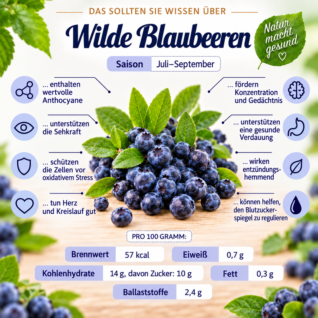 Wald Blaubeeren Mus - 215 g - 100 % Fruchtgenuss