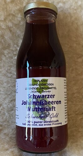 Schwarzer Johannisbeere Muttersaft - 500 ml