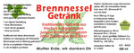 Kurpaket 5 Flaschen Brennnessel Getränk ohne Iso-Zucker - nach alter serbischer Tradition - 500 ml - Hofladen Gesund Geniessen