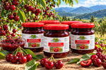 Kurpaket Sauerkirschenmus 5 Gläser - 95% Frucht mit Flohsamenschalen - Hofladen Gesund Geniessen