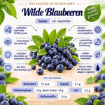Wald Blaubeeren Mus - 215 g - 100 % Fruchtgenuss - Hofladen Gesund Geniessen