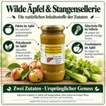 Wilde Äpfel Mus mit Stangenselleriepüree - 350 g - Hofladen Gesund Geniessen