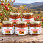 Wilde Hagebutten - Mus 215 g - 96% Fruchtanteil - mit Akazienhonig verfeinert - Hofladen Gesund Geniessen